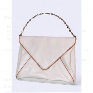 Banana Republic Cream Geometric Clutch